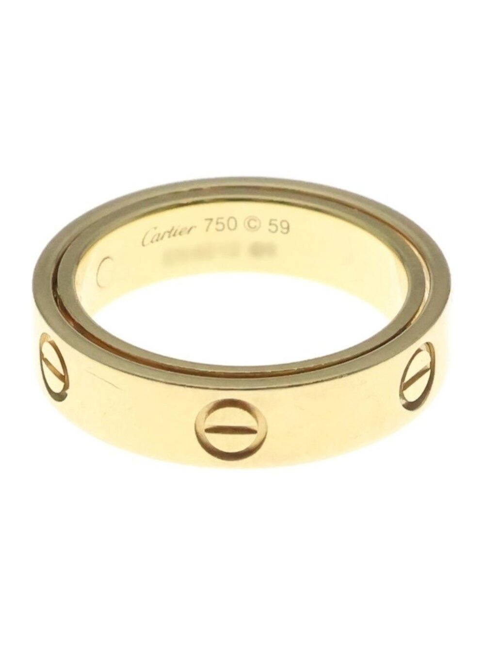 Cartier 18K Yellow Gold Secret Love Ring